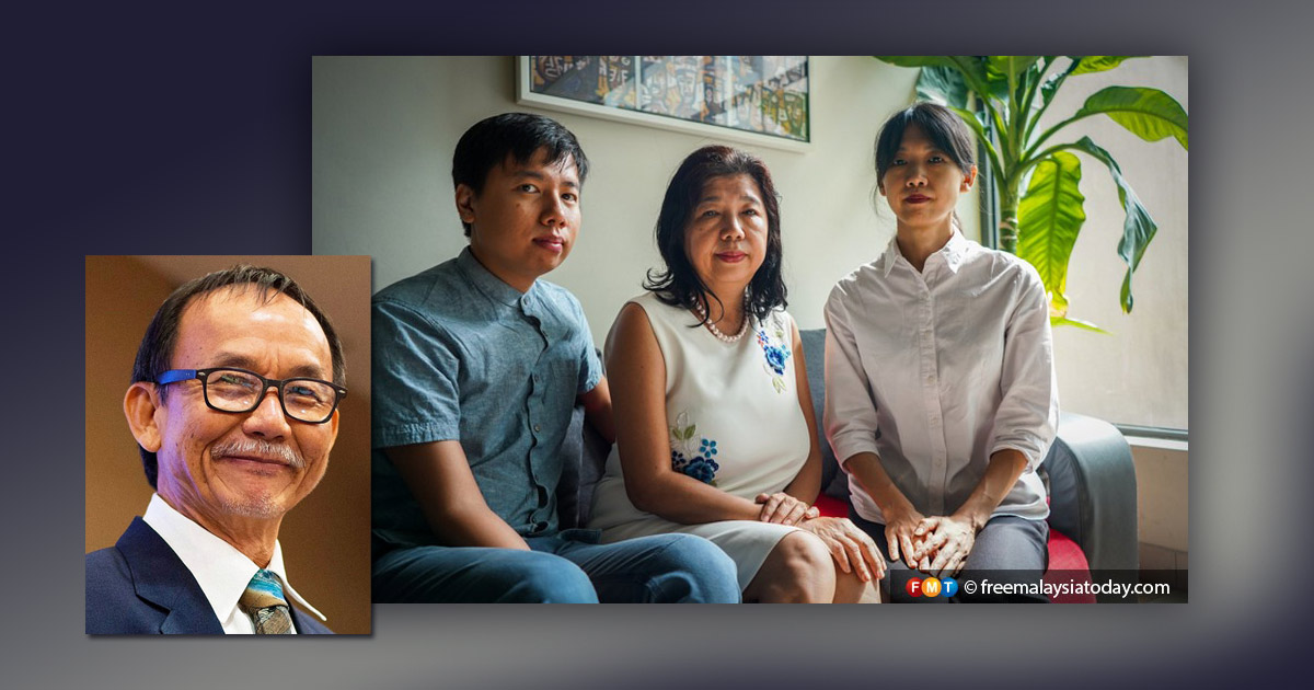 Pastor Raymond Koh, Jonathan (son), Susanna (wife), and Esther (daughter)